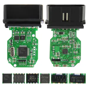 Alat Pemindai Kabel Diagnostik USB To OBD2 16 Pin Techstream MINI 17.10.012 Mini J2534 Yang Diperbarui untuk Mobil TOYOTA