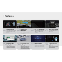 DDPAI M5S Dual BT Stereo Android Auto Radio Mobil 8.9 Inci Wireless Carplay Car Play Dashcam DVD Sistem Audio Mp5 Player untuk Mobil