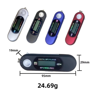 Lecteur MP3 Mini USB personnalisé en usine, prise directe, écran LCD, enregistreur vocal, prise en charge de la carte TF pour étudiants et sportifs - Product Image 2