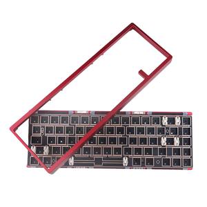 Weikrv ชุดคีย์บอร์ดเชิงกล3โหมดทำจากอะลูมิเนียม Lucky65V2รองรับ qmk/via RGB สำหรับ win/<span class=keywords><strong>mac</strong></span> Office คีย์บอร์ดแบร์โบนเกมมิ่ง - Product Image 5