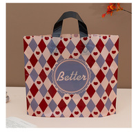 Sac en plastique personnalisé avec logo, pour vêtements, cadeaux, vente au détail, vente en gros, sac en plastique robuste avec poignée à boucle, haute qualité