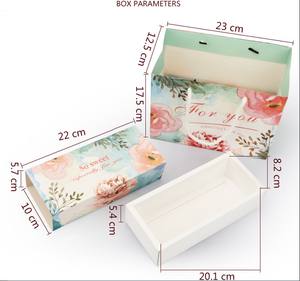 ขายส่งที่กำหนดเอง350กรัม Macarons อาหารขนมกล่องกระดาษกล่องของขวัญกล่องบรรจุภัณฑ์ที่มีถุงสิริ - Product Image 6