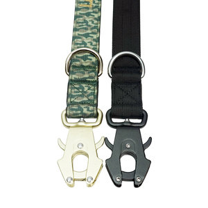 Laisse pour chien personnalisée de qualité supérieure, laisse tactique en nylon anti-traction à clip grenouille pour grandes races - Product Image 2