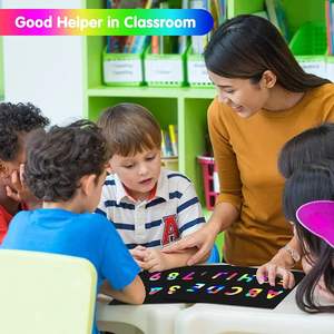 儿童刮画艺术套装 魔术黑色刮画艺术工艺品套装 彩色绘画玩具 派对礼物 - Product Image 4