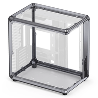 Nouvelle Arrivée 2026 X400CG Gris – Boîtier Gaming en Verre Trempé Compatible Cartes Mères MINI-ITX/MICRO-ATX/ATX jusqu'à 427mm pour GPU