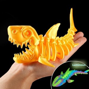 Bán buôn 3D in Nhựa động vật mô hình tùy chỉnh OEM cá mập khủng long Xương đồ chơi xu hướng các nhà cung cấp dịch vụ cho đông lạnh - Product Image 2