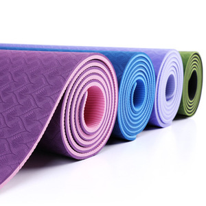 Tapete <span class=keywords><strong>de</strong></span> <span class=keywords><strong>Yoga</strong></span> y Pilates Personalizado <span class=keywords><strong>de</strong></span> Doble Capa Antideslizante <span class=keywords><strong>de</strong></span> TPE, Fabricación <span class=keywords><strong>de</strong></span> Tapetes Deportivos y <span class=keywords><strong>de</strong></span> Fitness Resistentes a Desgarros para Exteriores - Product Image 5