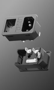 Interrupteur marche-arrêt éclairé certifié ENEC avec prise mâle IEC C14 connecteur d'entrée d'appareil prise fusible prise flamme classe II - Product Image 3