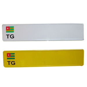 Châu Âu 3D/4D chữ phản chiếu phim xe giấy phép biển số biển số Anh biển số Acrylic - Product Image 1