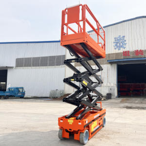 8m werkplatform 320kg zelfrijdende hydraulische elektrische schaarlift platformtafel voor constructie van tentoonstellingshallen - Product Image 2