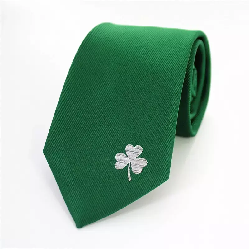 New custom design graphic solid green necktie mens silk tie neckties ties