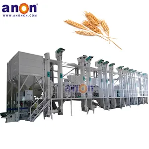 ANON 60-80 tpd África pequena escala totalmente automático milho milho farinha de trigo moagem máquina de embalagem eletrônica escala