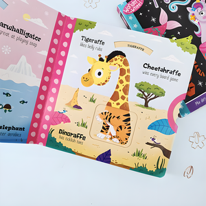 Stampa Personalizzata di Libri per Bambini con Copertina Rigida 8x8, Libro Cartonato con Alette Sollevabili, Produzione Cinese - Product Image 5