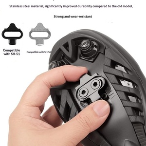 Clip per <span class=keywords><strong>scarpe</strong></span> da mountain bike, set di clip per <span class=keywords><strong>scarpe</strong></span> <span class=keywords><strong>MTB</strong></span> con sgancio rapido, adatte per pedali SH51/SH56, per mountain bike e bici da strada in acciaio. - Product Image 3