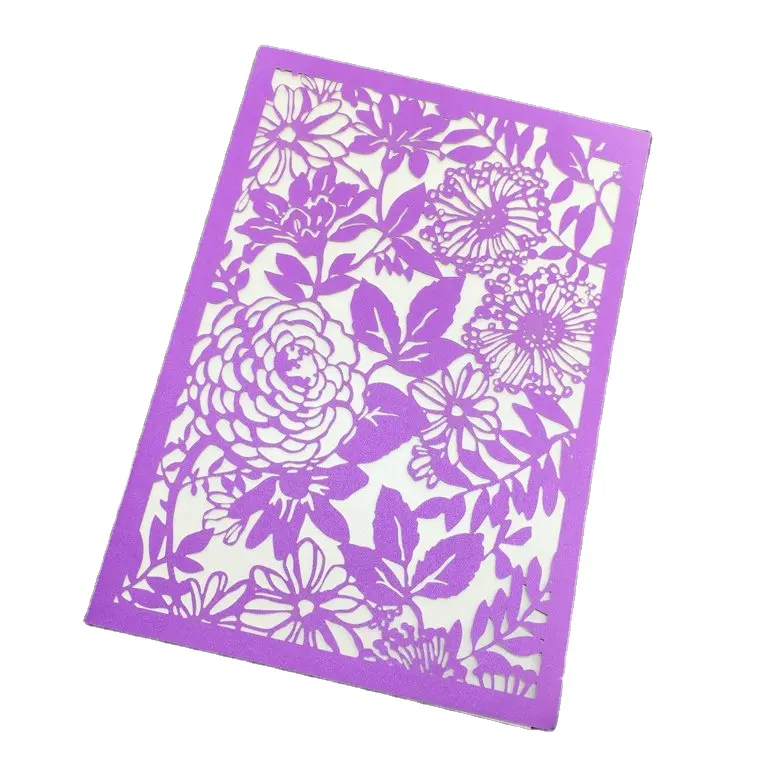 Sobres con estampado de flores para decoración de fiestas de boda, tarjetas de invitación de boda, color dorado, rojo y blanco