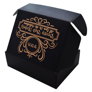 مستحضرات تجميل مخصصة للعناية بالبشرة ملابس فستان شموع دونات وردية بريدية ورقي للتعبئة والتغليف تخزين الشحن صناديق بريد مضلعة - Product Image 5