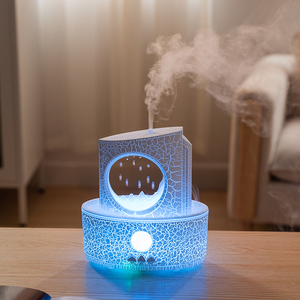 Año Nuevo hogar Oficina Essentials eléctrico simulado fuego volcán Aroma difusor gota de agua humidificador para dormitorio Navidad - Product Image 5