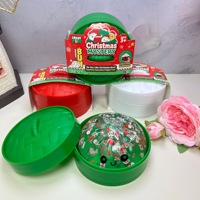 Jouet Squishy de Noël en forme de boulette, en maltose, anti-stress, pour cadeaux de fête de fin d'année, vente en gros