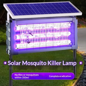 Lampe <span class=keywords><strong>Solaire</strong></span> Anti-Moustiques LED 4W pour Usage Domestique et Extérieur, Jardin/Cour, Contrôle des Nuisibles, Étanche, Répulsif Anti-Mouches - Product Image 3