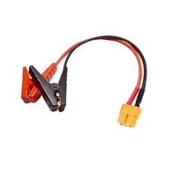 Câble LanLin en plastique durable XT60 femelle vers clip de 100 mm, faisceau XT60 mâle vers clip de 100 mm