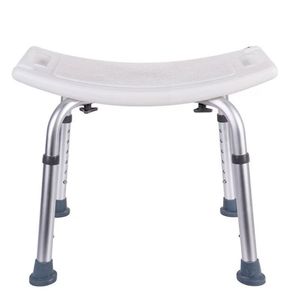 Silla de ducha de aleación de aluminio con altura ajustable y reposabrazos para discapacitados y mujeres embarazadas, para uso en el baño. - Product Image 4