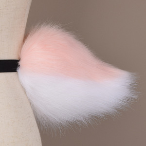 Queue d'animal de simulation en peluche mignonne pour déguisement, spectacle, exposition <span class=keywords><strong>manga</strong></span>, fête et accessoires de diffusion en direct - Product Image 6