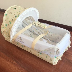 Cesta de mano para bebé, cesta para dormir para recién nacidos, cesta de paja hecha a mano, cuna mecedora para bebé, cesta portátil para bebé - Product Image 5