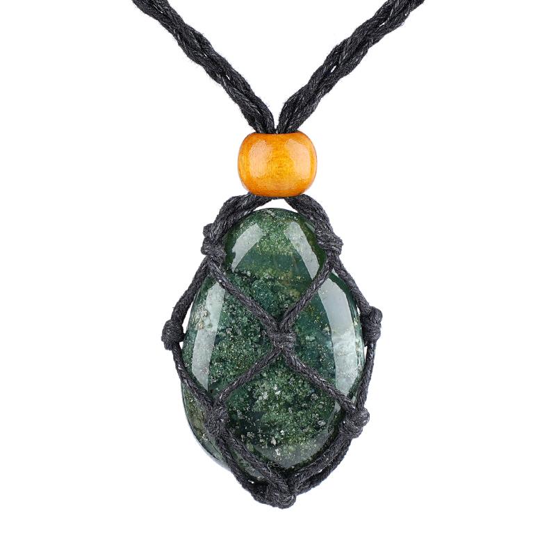 Agate colorée verte