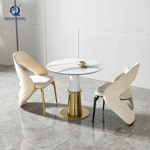 مطعم فوشان أو طاولة فندق ، أثاث تجاري قابل للتخصيص ، شريط مرتفع ذهبي وأسود - Product Image 4