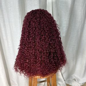 100% vietnamita Super doble dibujado onda de agua Color natural 13x4 peluca Frontal de encaje cabello humano virgen crudo <span class=keywords><strong>para</strong></span> mujeres - Product Image 6