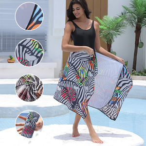 Housse <span class=keywords><strong>de</strong></span> siège auto en microfibre avec poche pour appuie-tête, sans sable, imprimée numériquement, protection <span class=keywords><strong>de</strong></span> siège auto absorbante, séchage rapide, tapis <span class=keywords><strong>de</strong></span> <span class=keywords><strong>plage</strong></span> - Product Image 3