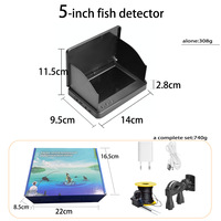 Caméra de pêche sous-marine HD IPS 4,3/5/7 pouces avec vision nocturne, portée de 50 m, moniteur de pêche visuel