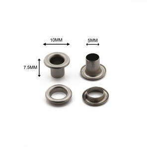 Grommets tedarikçisi pirinç 5 mm iç boyutu Metal Grommet halkalar ile yıkayıcı için deri çantalar - Product Image 2