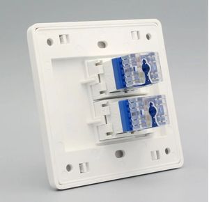 Plaque frontale PC ignifuge OEM usine XXD réseau domestique/bureau <span class=keywords><strong>RJ45</strong></span> avec keystone 2 ports 86 type plaque frontale britannique - Product Image 2