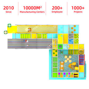 Aire de jeux pour enfants commerciale attrayante en gros, équipement de <span class=keywords><strong>parc</strong></span> d'attractions multifonctionnel, aire de jeux intérieure avec des toboggans géants - Product Image 5
