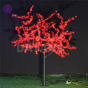 Illuminated <b>LED</b> Cherry Blossom <b>Tree</b> <b>Light</b> Iron Trunk Decorative Landscape for Plaza Park Garden Resort Scenic Display for Sale - Product Image 2