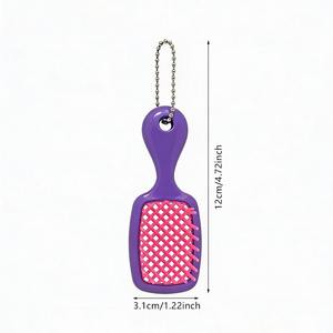 Nuovo Pettine Massaggiante a Nido d'Ape in ABS, Impermeabile UV, Stile Creativo Europeo e Americano, Ciondolo Portachiavi - Product Image 4