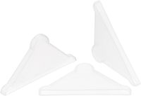 Protections d'angle en plastique en gros, forme triangulaire, protections d'angle en verre, coussin pour la protection des coins des miroirs en verre et des carreaux