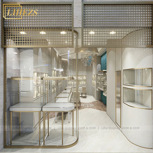 Mostrador y Vitrina LED para Exhibición de Joyería |   Tienda de Diseño de Interiores 3D, Decoración Personalizada Integral, Diseño de Interiores - Product Image 3