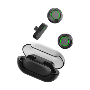 Wireless Lavalier <b>Microphone</b> Noise Cancelling Condenser Mic with Charging Case for Smartphone Live Streaming - Product Image 1