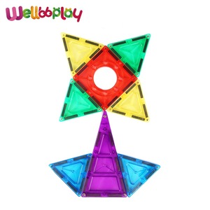 160 pièces ensemble de jeu de <span class=keywords><strong>construction</strong></span> éducatif carreaux magnétiques colorés course course jouets <span class=keywords><strong>jeux</strong></span> de luxe - Product Image 3