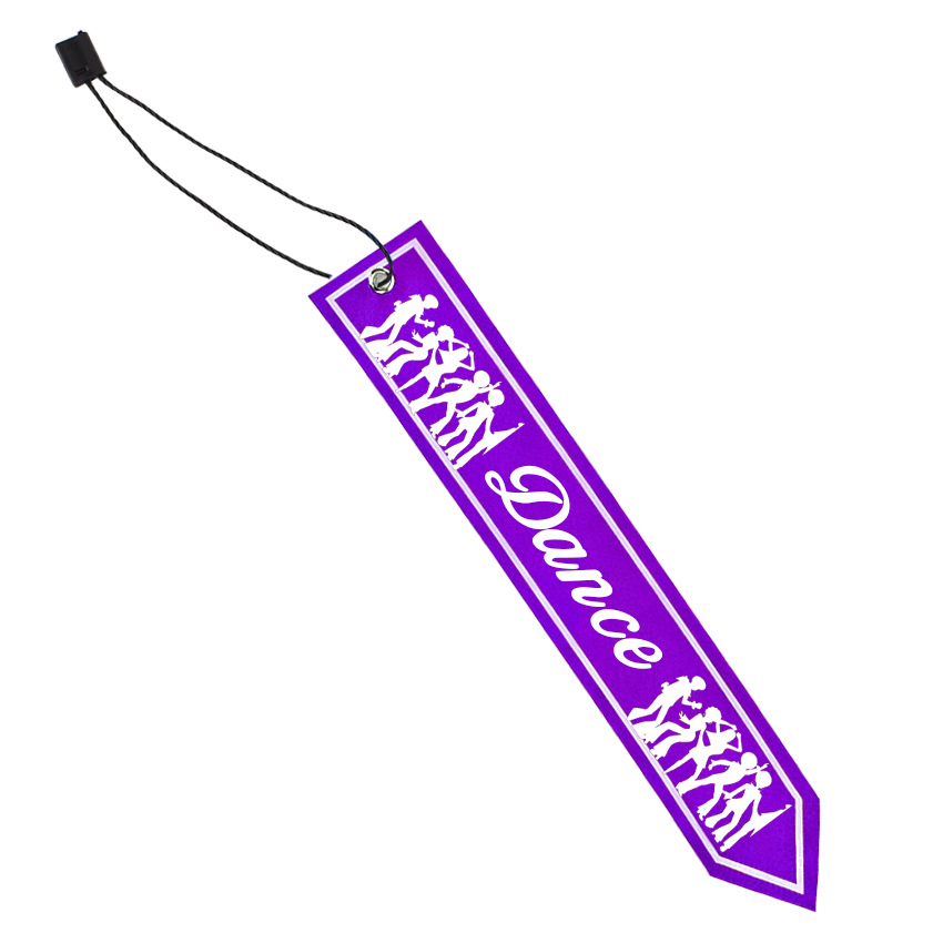 Cheap Custom Printed logo Lanyard Gymnastic Silk Screen Satin Dance Ribbon Image 5