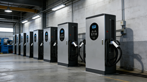 สถานีชาร์จรถยนต์ไฟฟ้าแบบเร็ว 60kW 240kW ระดับ 3 สำหรับใช้งานเชิงพาณิชย์ สำนักงาน และที่จอดรถ - Product Image 5
