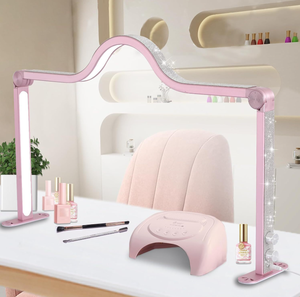 Lampe de bureau carrée pour nail art avec éclairage supplémentaire, <span class=keywords><strong>luminaire</strong></span> de beauté pliable, lampe de bureau pour nail art - Product Image 1