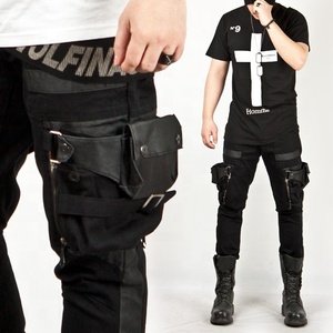 OEM <span class=keywords><strong>Jeans</strong></span> <span class=keywords><strong>italiani</strong></span> per gli uomini Super-unico doppia tasca Cargo accento <span class=keywords><strong>Jeans</strong></span> <span class=keywords><strong>Jeans</strong></span> Biker Pant 021 - Product Image 1