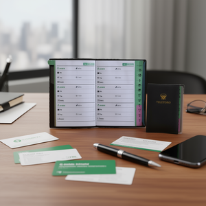 Mnj Telephone Directory 24Pcs Compact Card Holder With Tabs For Contact Storage And Organization - Product Image 2