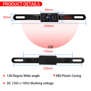 Chương trình khuyến mãi HD hồng ngoại tấm giấy phép Khung máy ảnh <span class=keywords><strong>CCD</strong></span> ahd7 IR tầm nhìn ban đêm rộng xem xe đảo ngược Viện trợ sao lưu máy ảnh cho xe hơi - Product Image 5