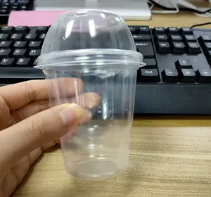 プラスチックカップ浙江省使い捨てサンデーPP蓋付きアイスクリームカップ