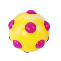 Ballon rebondissant magique de haute qualité de 2,5 pouces en TPU multicolores, élastique et résistant, certifié CE, jouet sportif pour enfants, soulagement de l'anxiété
