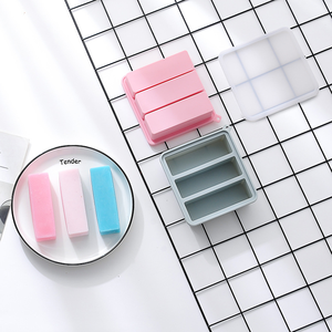Long Square Eco-Friendly Silica Gel Ice Cube <b>Mold</b> with Soap Strip 1 Piece Silicone <b>Cake</b> <b>Mold</b> - Product Image 2